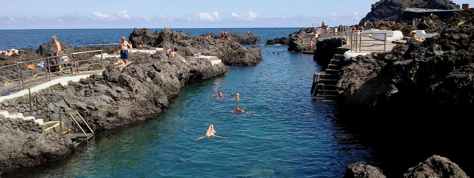 Canaries Tenerife Garachico Piscina Naturale