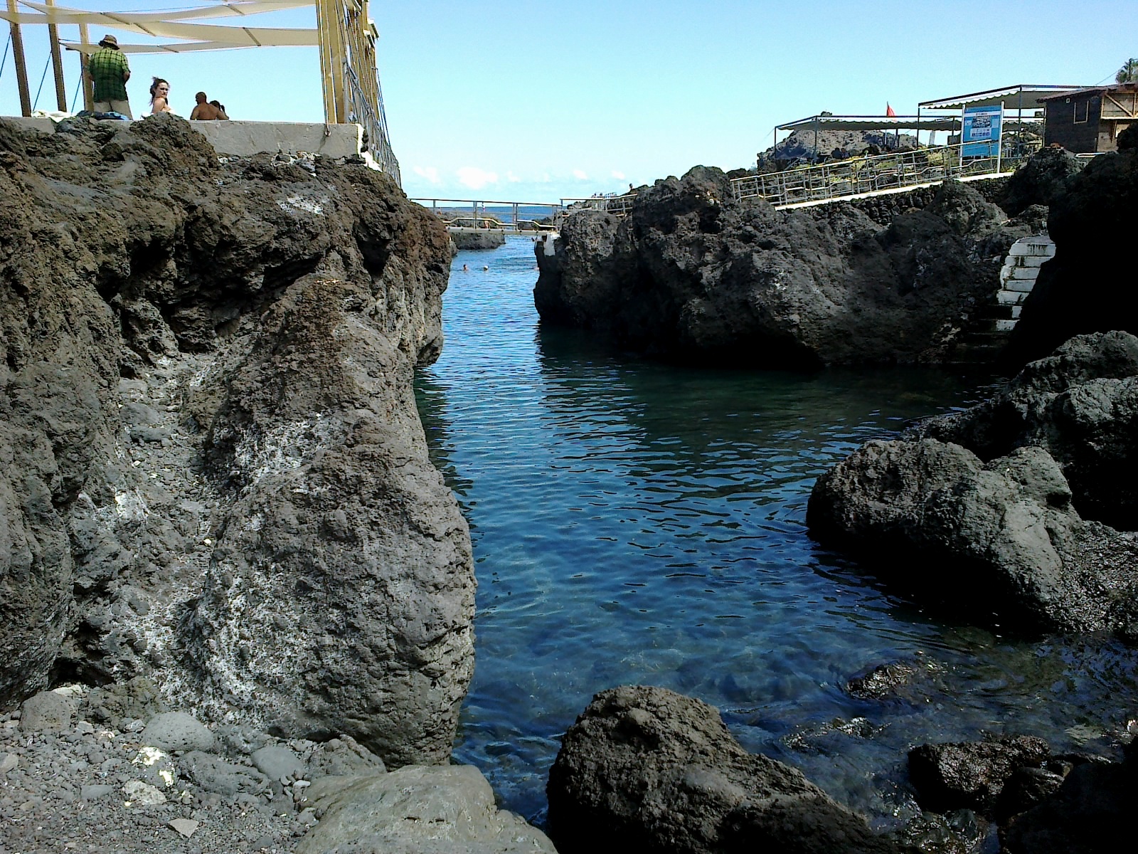 Canaries Tenerife Garachico Piscina Naturale