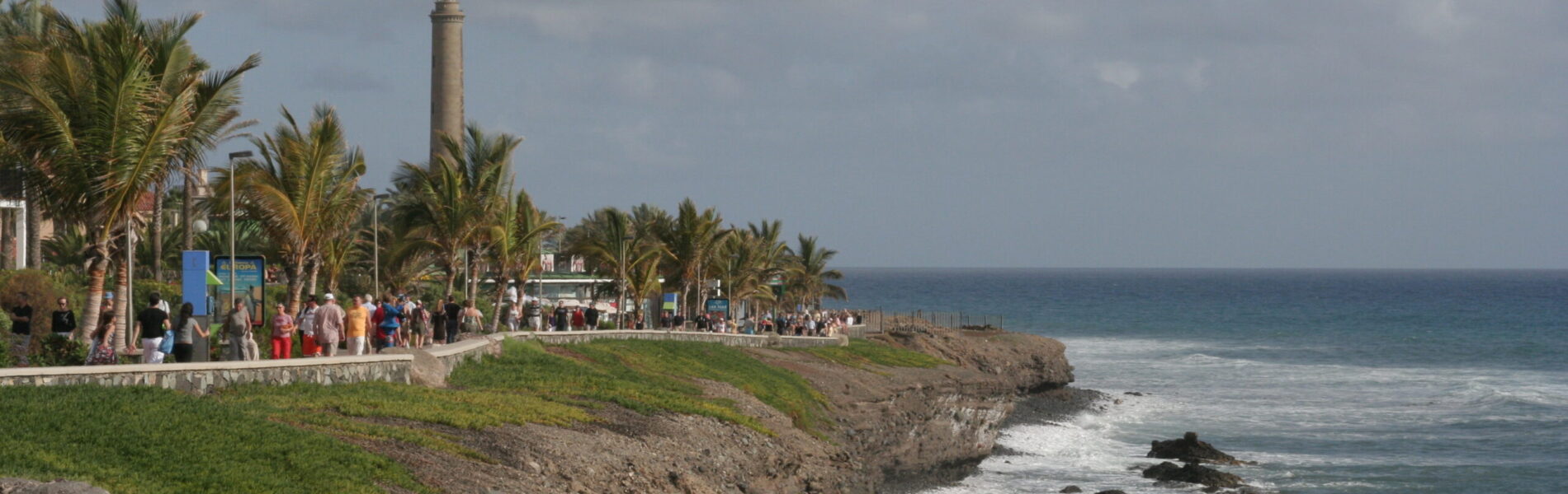 Promenade near Maspalomas Lighthouse.